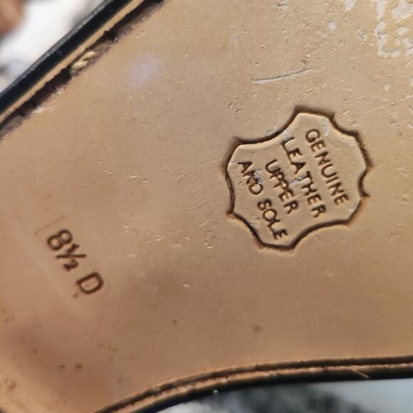 Giorgio Brutini LE Glove Black Pebbled Leather Loafers Size 8.5 D #670221 EUC! - Picture 12 of 12